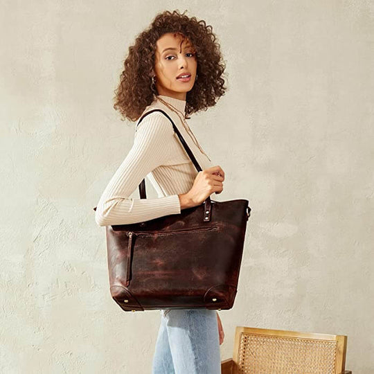 Vintage lederen tas