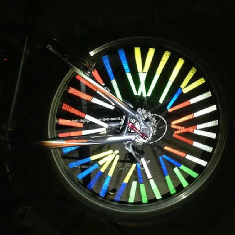 12 Stück Fahrradspeichen-Reflektor