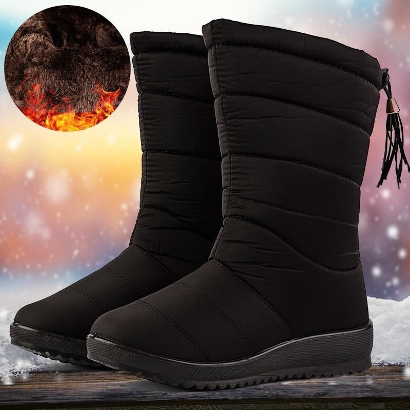 Superwarme zachte winterlaarzen voor dames