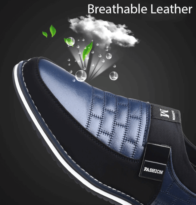 Atmungsaktive Lederschuhe Für Männer