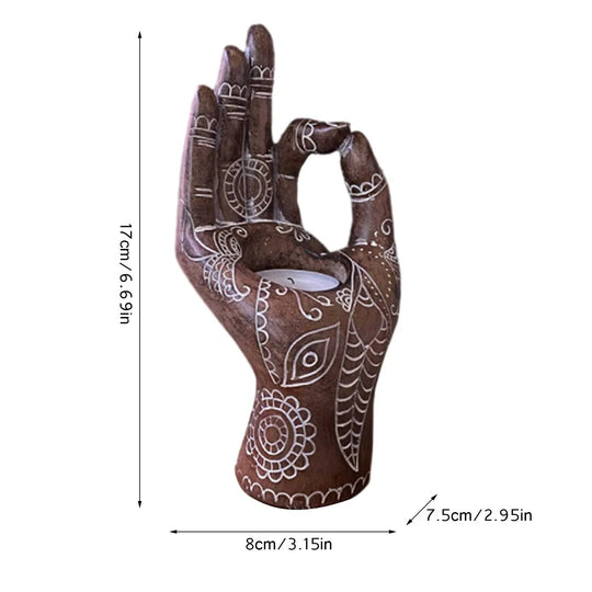 Buddha Hand Kerzenhalter