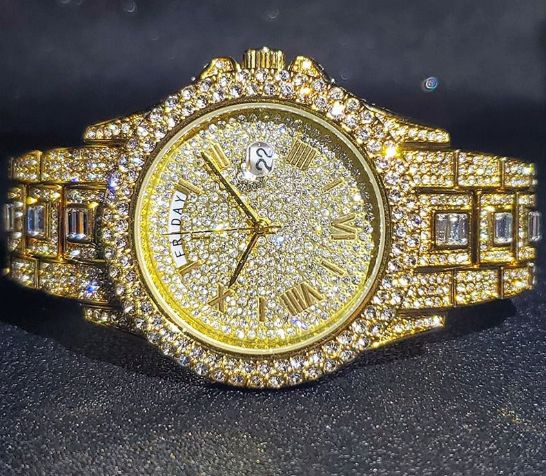 Diamant Herrenuhr