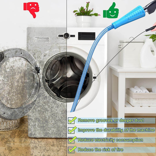 Flexibler Fusselentferner Saugschlauchaufsatz