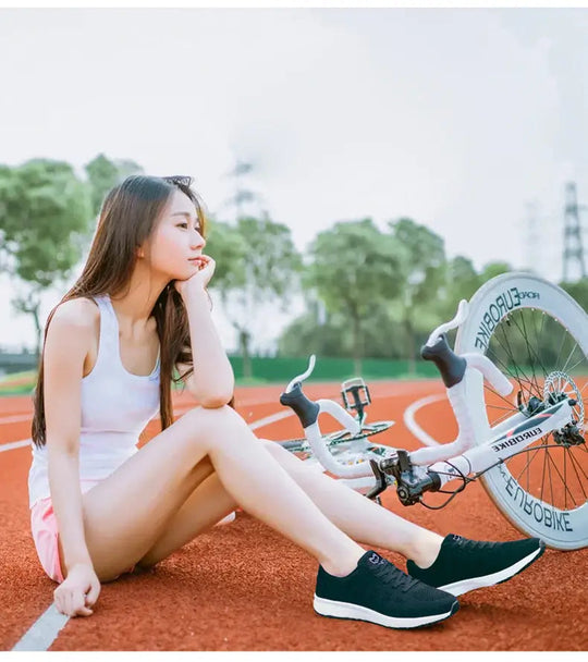 Frauen Atmungsaktive Mesh Turnschuhe