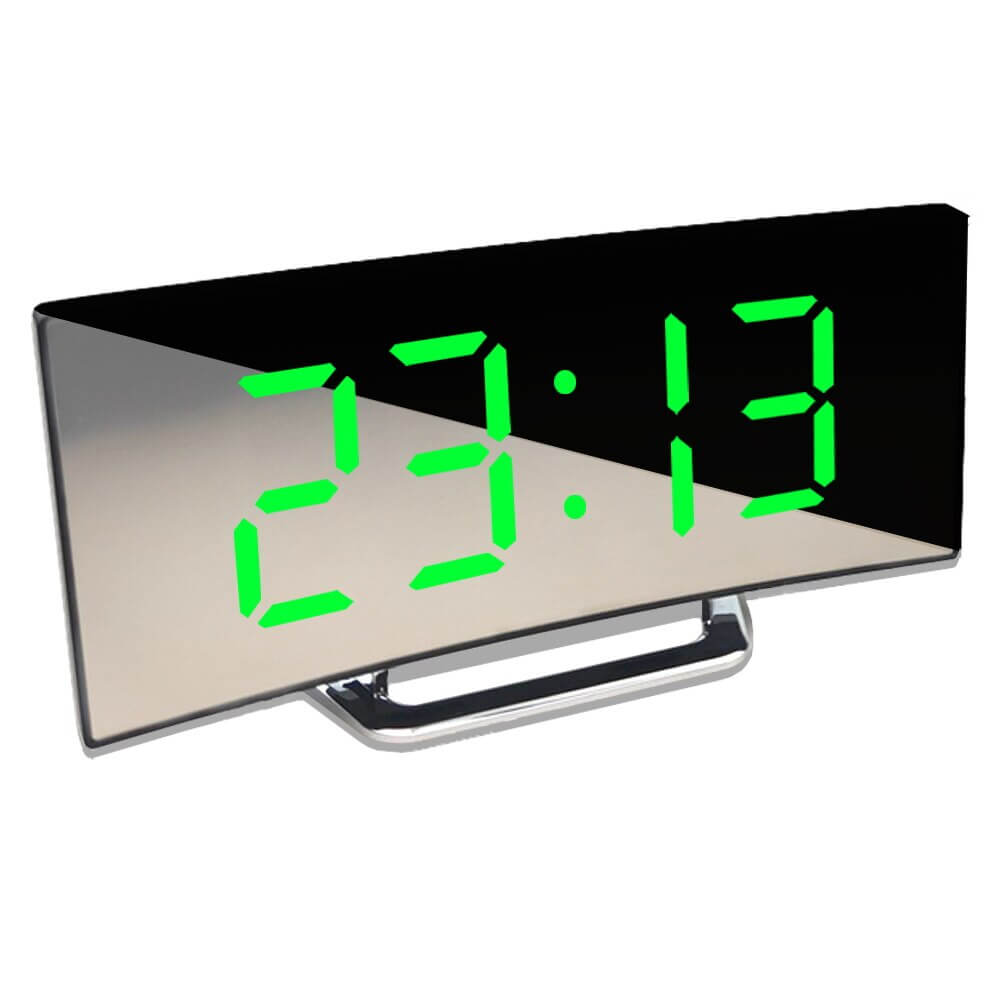 Gebogener Led-Digitalwecker