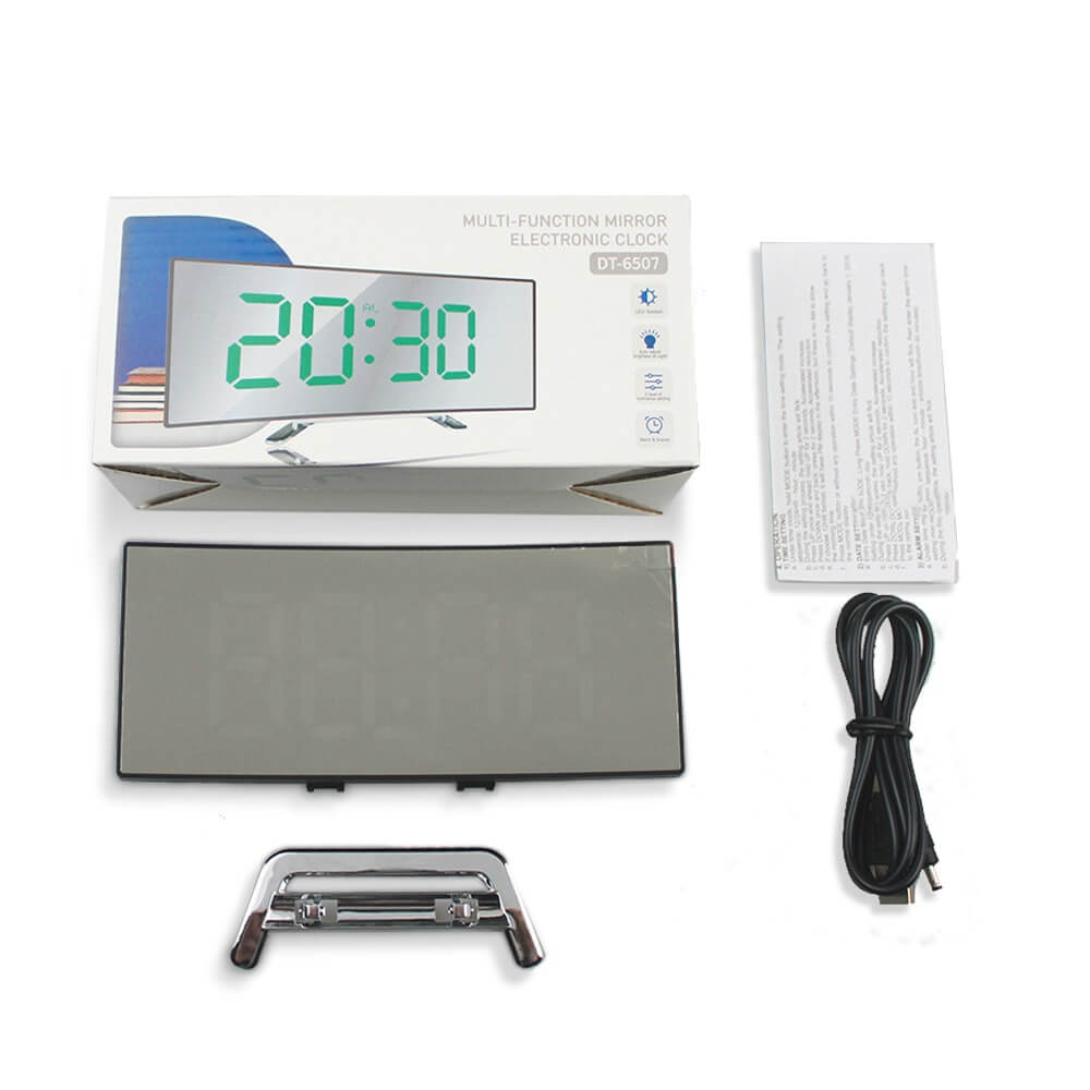Gebogener Led-Digitalwecker