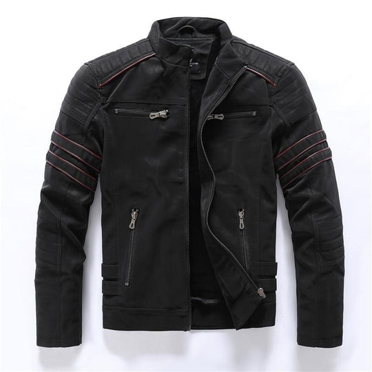 Hochwertige Motorradjacke Mit Stehkragen