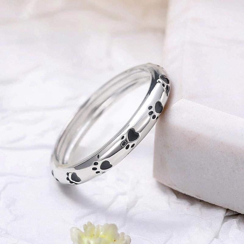 Hund Pfote Ring