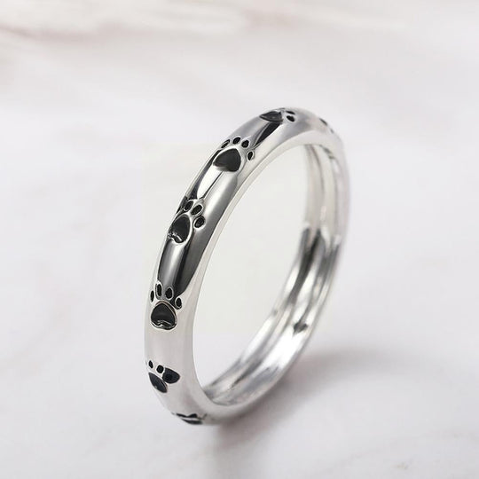 Hund Pfote Ring