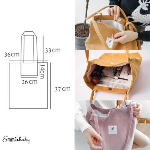Kord-Tote-Tasche