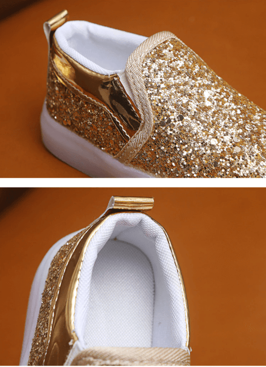 Led Glittery Kinder Turnschuhe