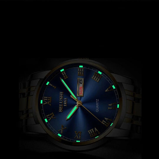 Leuchtende Herrenuhr