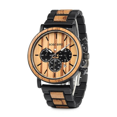Luxuriöse Herrenuhr Aus Holz