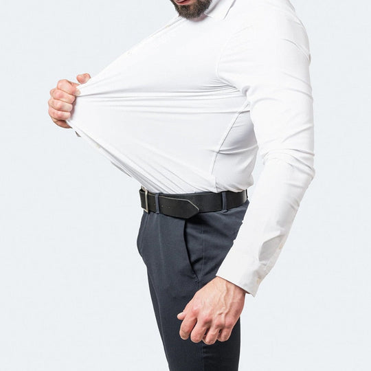 Modernes Stretch-Langarmhemd