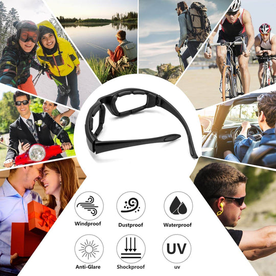 Motorradfahrer-Brille