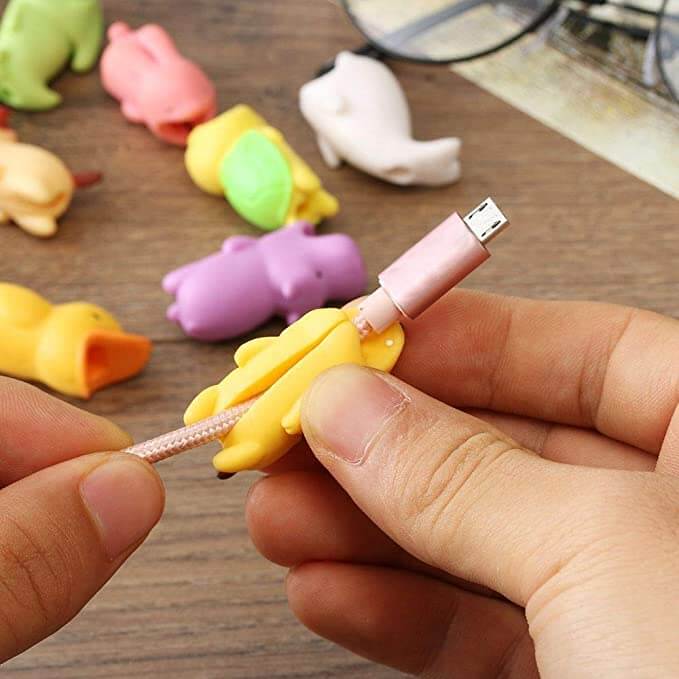 Niedliche Tierbeißer Kabelschutzhülle
