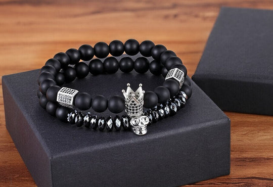 Onyx Stein Armband
