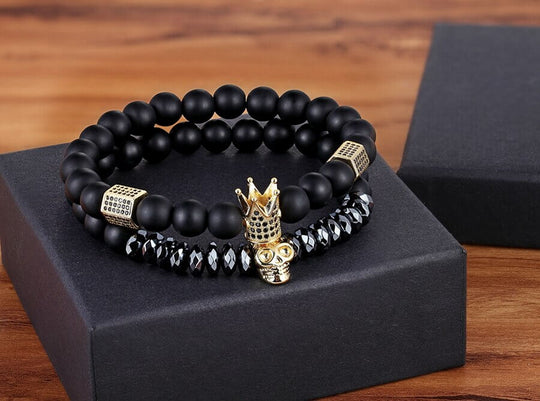 Onyx Stein Armband
