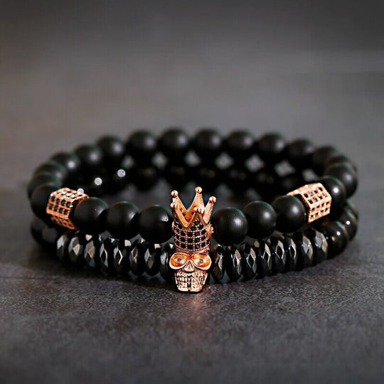 Onyx Stein Armband