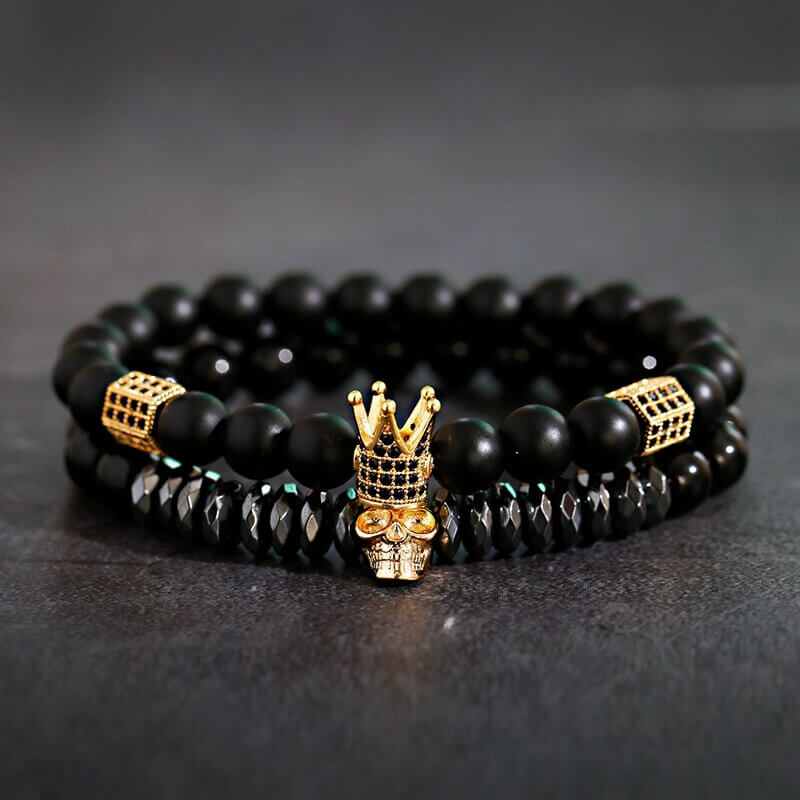 Onyx Stein Armband