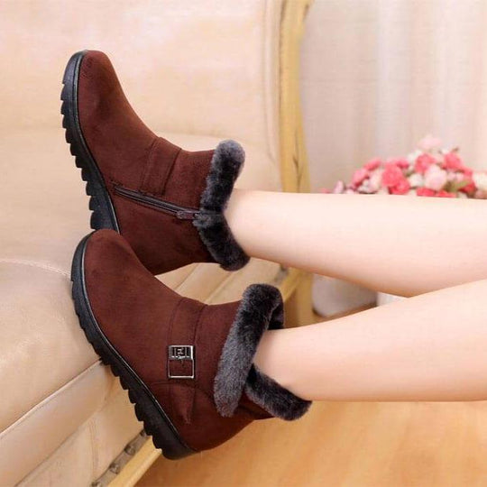Plüsch-Schneestiefel Für Frauen