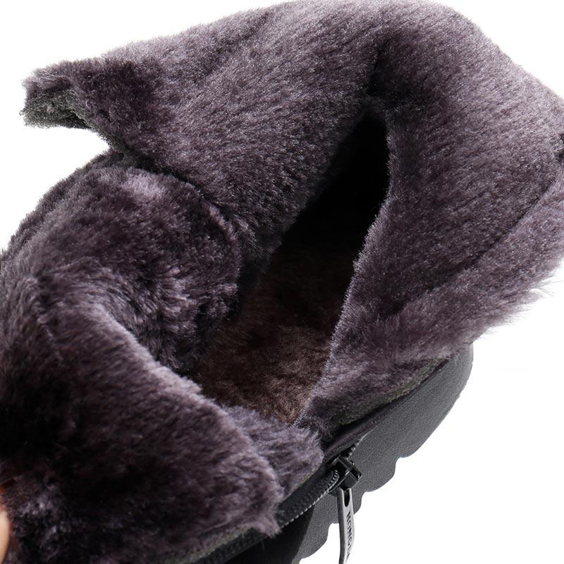 Plüsch-Schneestiefel Für Frauen