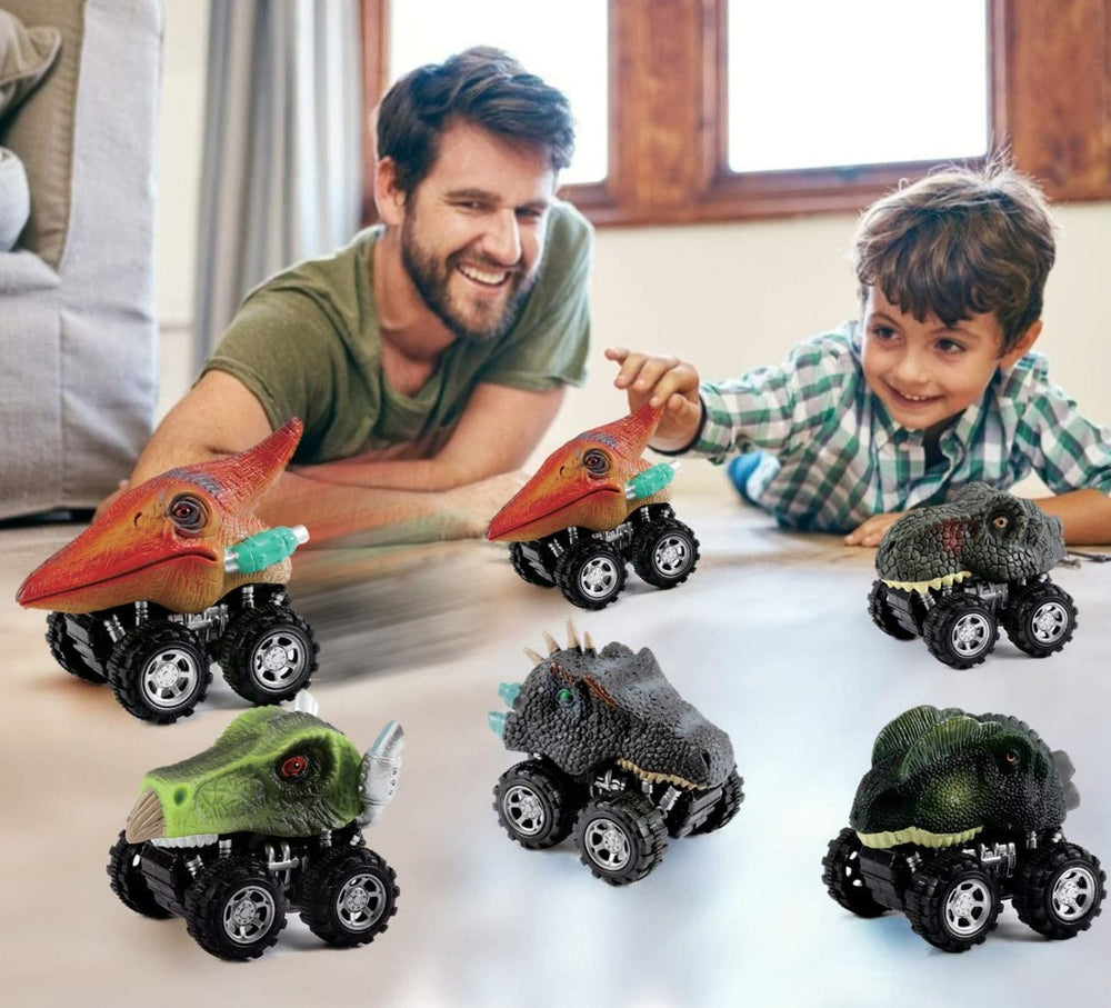 Pull Back Dinosaur Mini Auto (6 Stück)