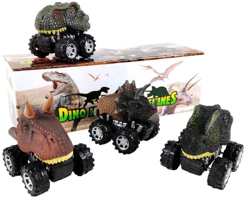 Pull Back Dinosaur Mini Auto (6 Stück)