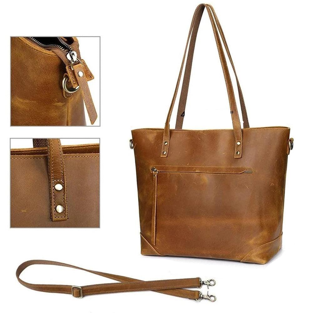 Vintage lederen tas