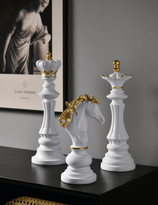 Schach-Statue