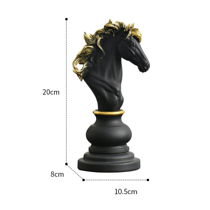 Schach-Statue