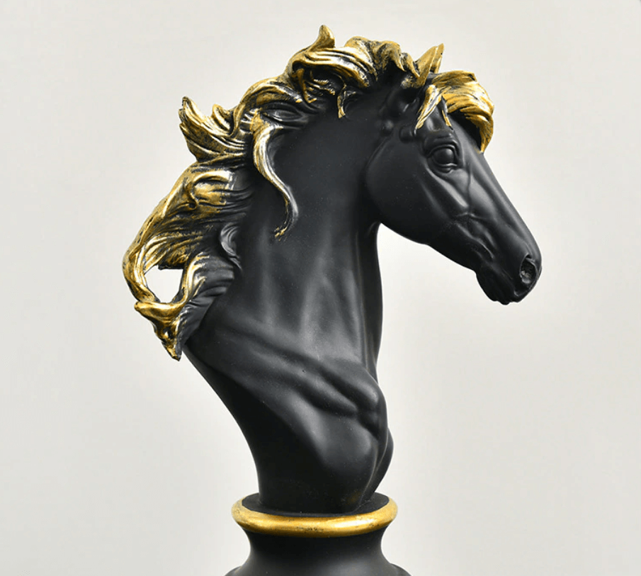 Schach-Statue