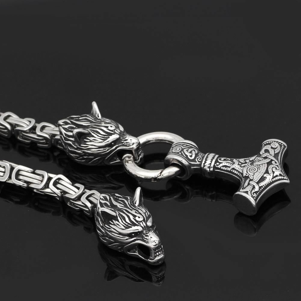Thor Hammer Anhänger Halskette