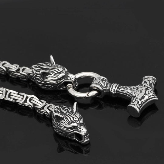Thor Hammer Anhänger Halskette