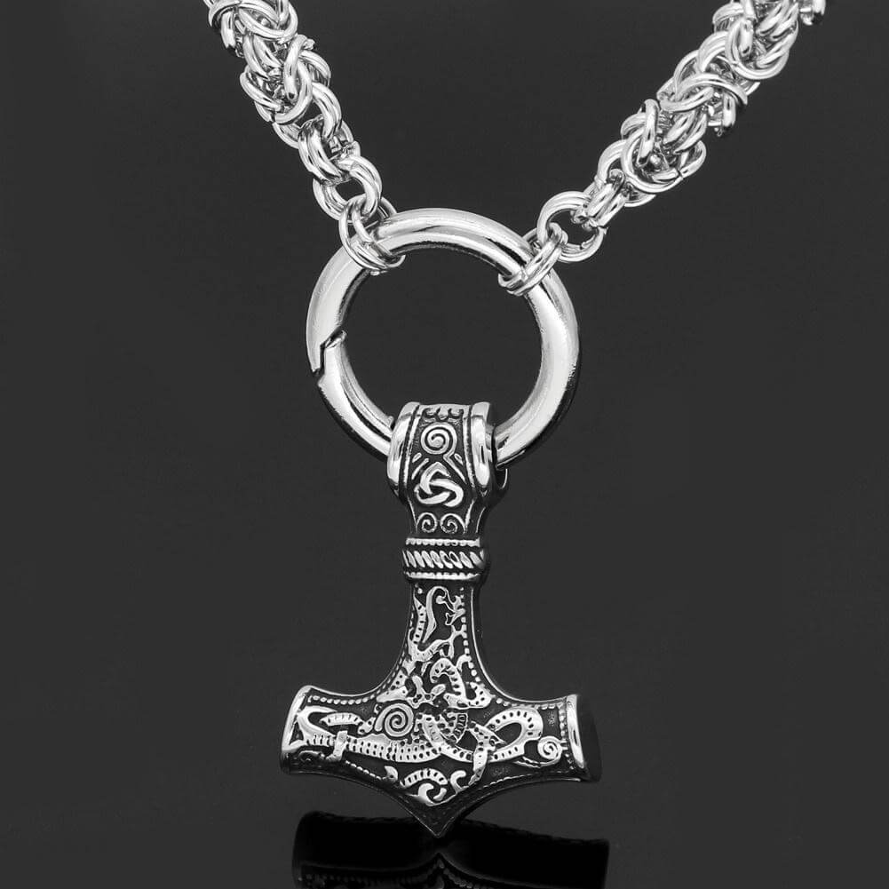 Thor Hammer Anhänger Halskette