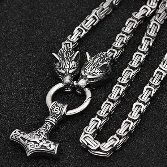 Thor Hammer Anhänger Halskette