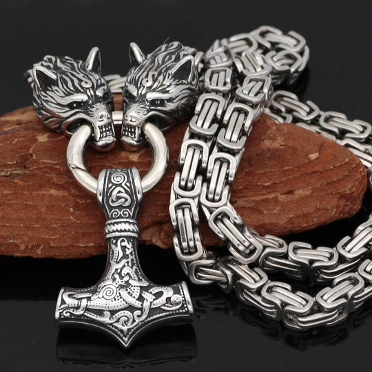 Thor Hammer Anhänger Halskette