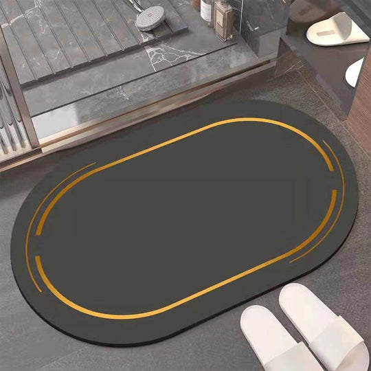 Ultra-Absorbierender Ovaler Badteppich