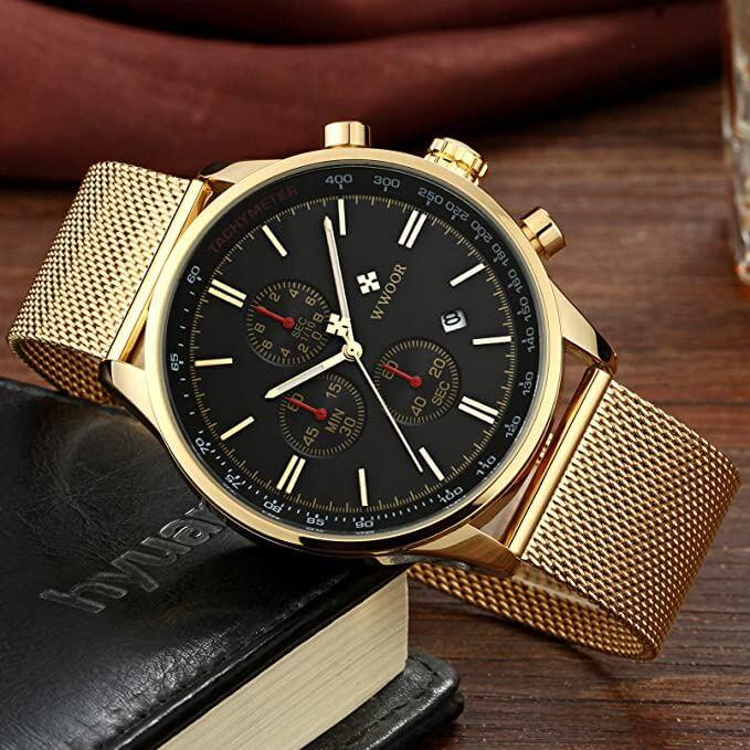 Ultradünne Chronographen-Armbanduhr
