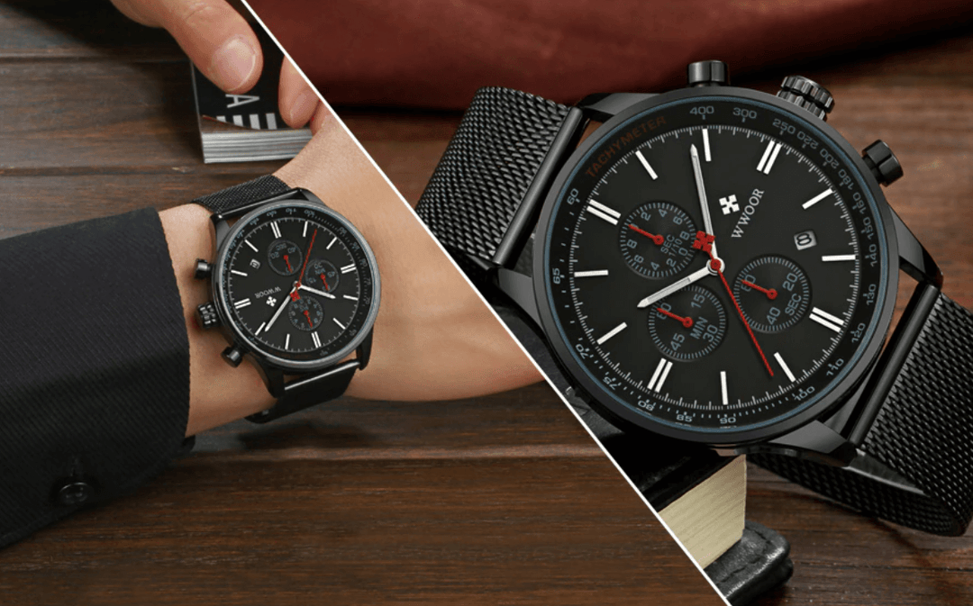 Ultradünne Chronographen-Armbanduhr