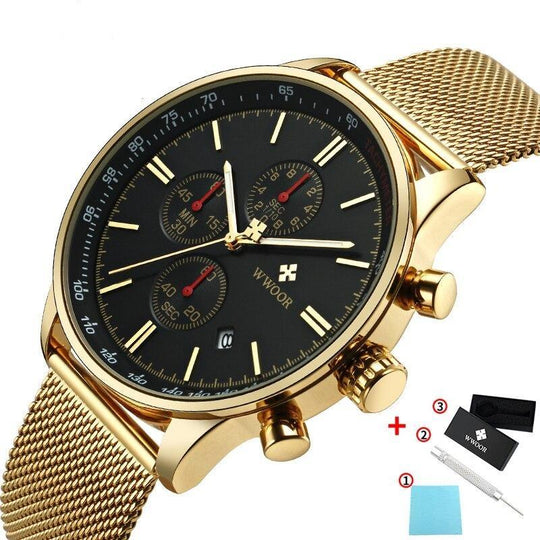 Ultradünne Chronographen-Armbanduhr