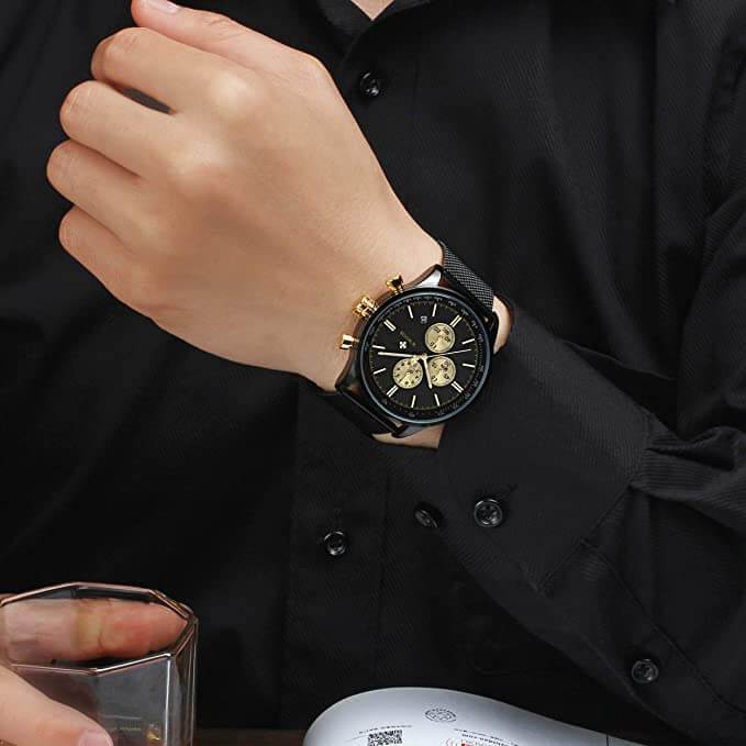 Ultradünne Chronographen-Armbanduhr