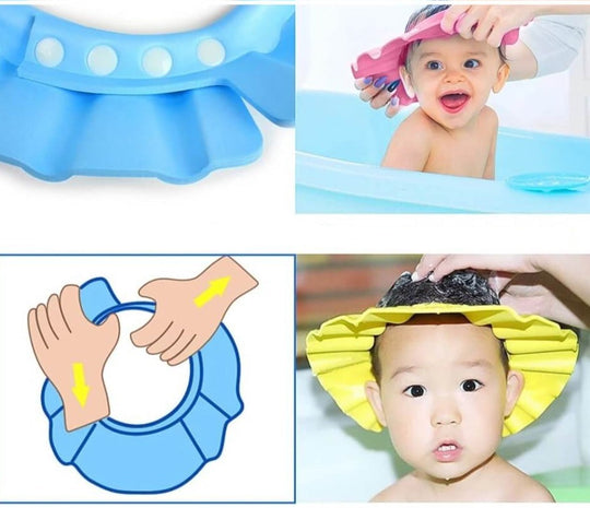 Verstellbare Baby-Duschmütze