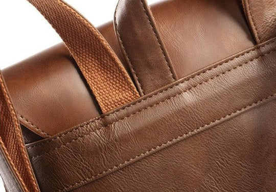 Vintage Kunstleder-Rucksack