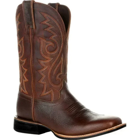 Leren cowboylaarzen voor heren