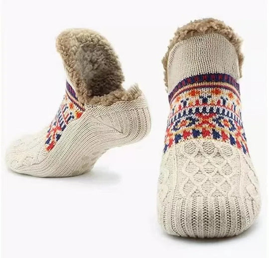 Warme antislipsokken voor de winter